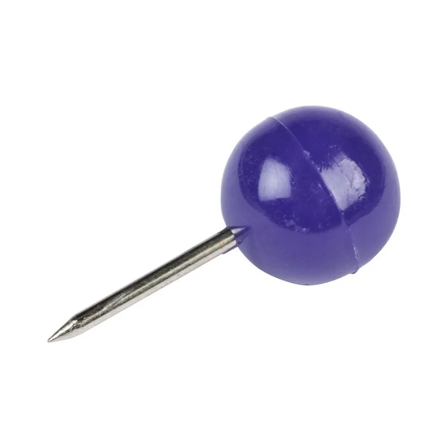 Colorful Round Head Push Pins for Map Organization