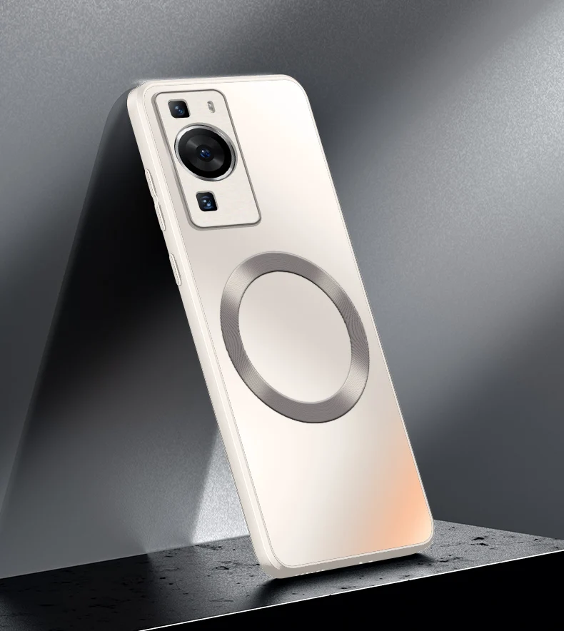 Sleek Magnetic Wireless Charging Protective Case - Hard Matte Finish