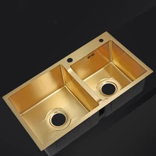 

Soap Dispensor Kitchen Sink Vegetables Drain 304 Stanless Steel Gold Design Sink Bathroom Cocina Accesorio Home Improvement