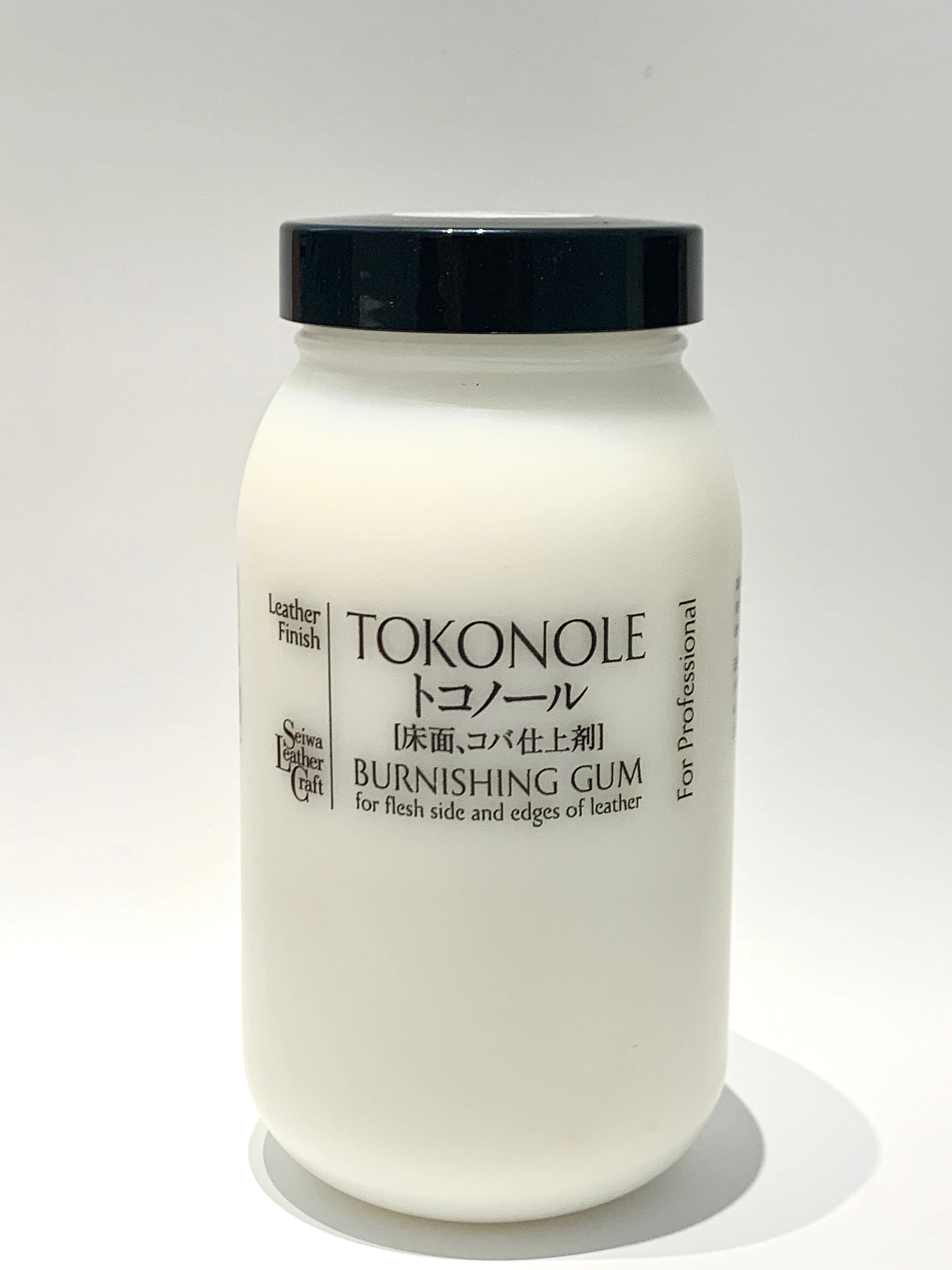 Seiwa Leathercraft Clear Tokonole Water Based Odorless Leather Burnishing  Gum, for Polishing and Smoothing Leather, 1000ml 