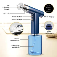 Electric Ear Wax Cleaner Set 3 Stages Pressure Portable Ear Canal Flushing Tool For Adults Children Ear Wax Removal Rechargeable 2