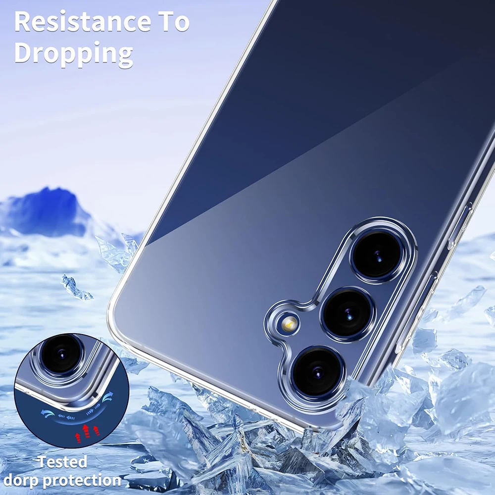 Ultra Thin Silicone Transparent Soft Shockproof Case - High Clear Protective Shell