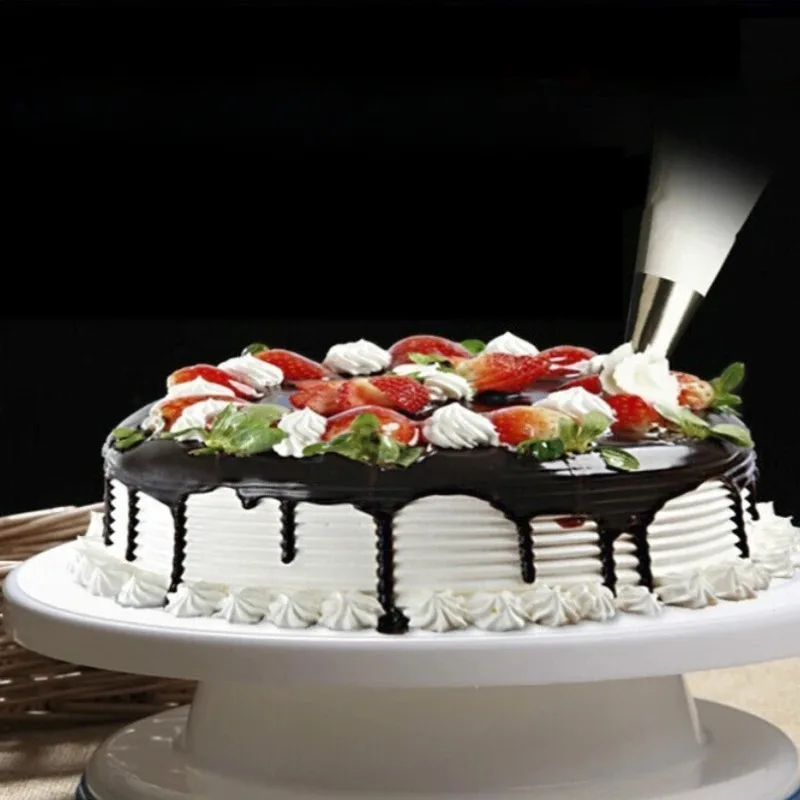 DIY Cake Turntable Baking Mold Cake Plate Rotating Round Cake Decorating Tools Rotary Table Pastry Supplies Baking Accessories