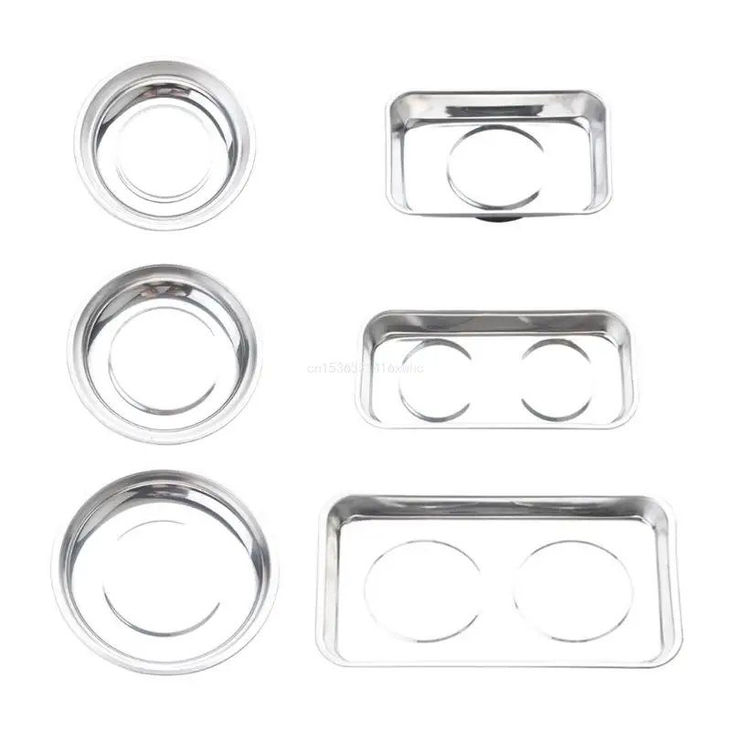 

Dropship Practical Magnetic Square/Round Parts Bowl Keep Your Tools and Parts Securely in Place with Super Strong Magnetism