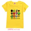 Spunki Song music Incredibox Children's Short Sleeve T-Shirt Horror Game Tops Cartoon Clothes Tees for Girls and Boys 3