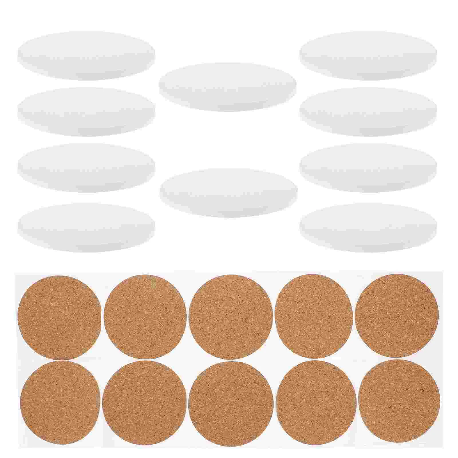 

10 Set Absorbent Coasters Decoration for Home Sublimation Car Blanks Cup Thermal Transfer Ceramics DIY