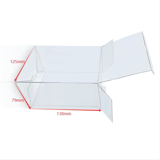 Storage Box Self Adhesive Storage Box Transparent Storage Box Storage Organizer Lockable Storage Box Bag Organizer 10pcs Dustproof PVC Booster Box Clear Plastic Protector Case Card Protective Box Display Gift Storage Showcase for Pokemon