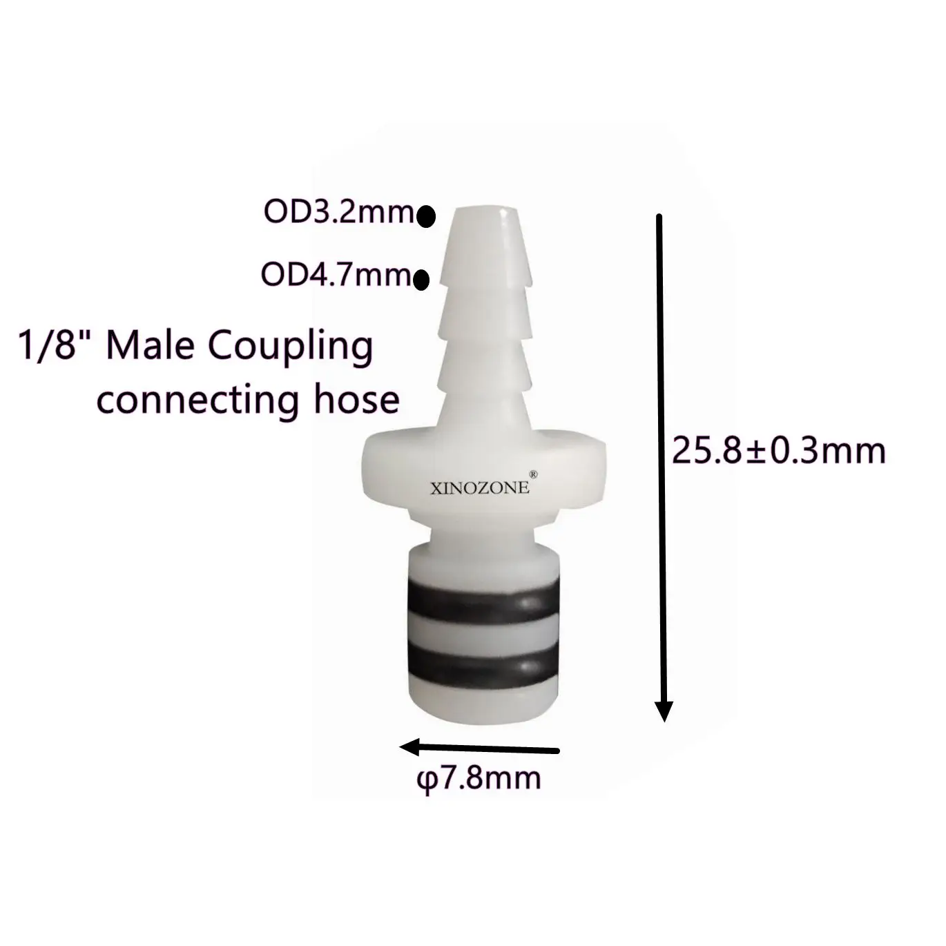 Water Pipe Fitting Panel Mounting Connector