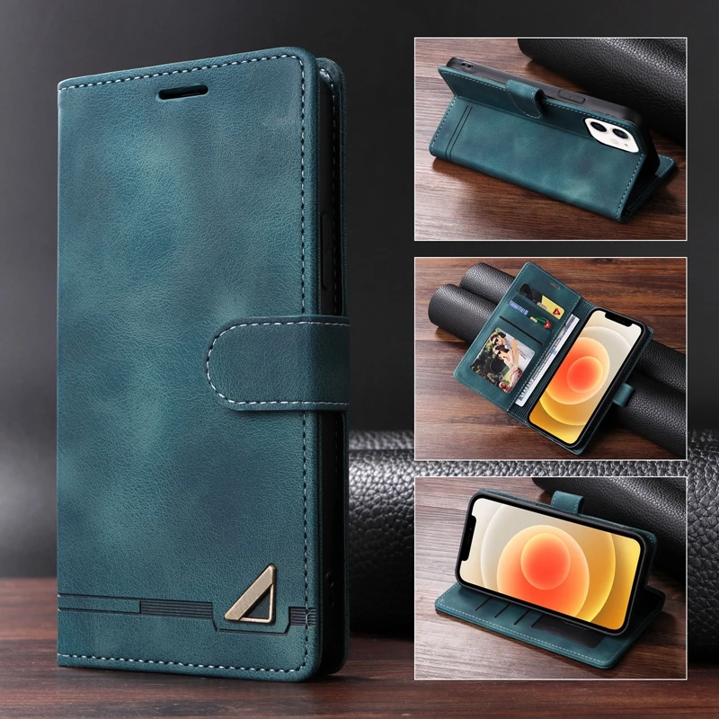 Wallet Card Slots Phone Case For OPPO A57 A77 A96 A36 A16 A15 A54 A74 A95 5G A94 A53 A9 2020 Cases Leather Book Cover 2