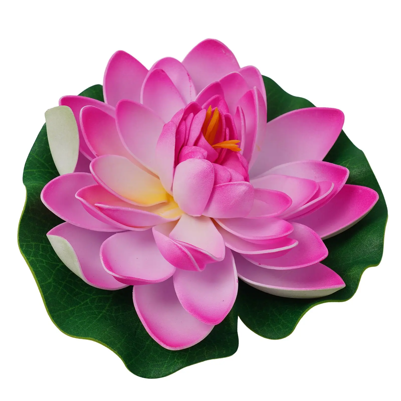 18cmArtificialWaterLilyFloatingLotusFlowerPondAquariumDecor