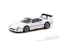 Tarmac Works 1:64 F40 Lightweight White Diecast Model Car 2