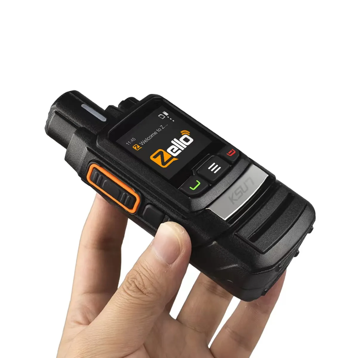 Zello KSUN Walkie Talkie 4G SIM Network Radio Long Distance WIFI Link Intercom ZL60 Anti-interference Multiple Calling Methods