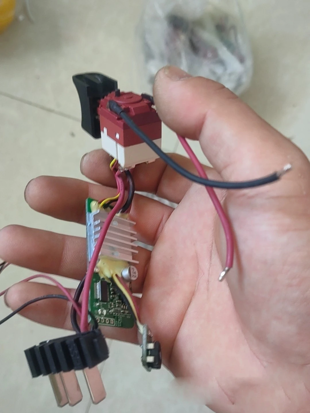 Brush Motor Velocidade Control Board Power Tool Driver Switch Dlk2036r 14-21v Worx-wx176