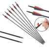 Archery Bow and Arrow 30/40lbs Take-Down Recurve/Straight Bow with 12x Carbon Arrows Shooting Practise Hunting Game Accessories 6