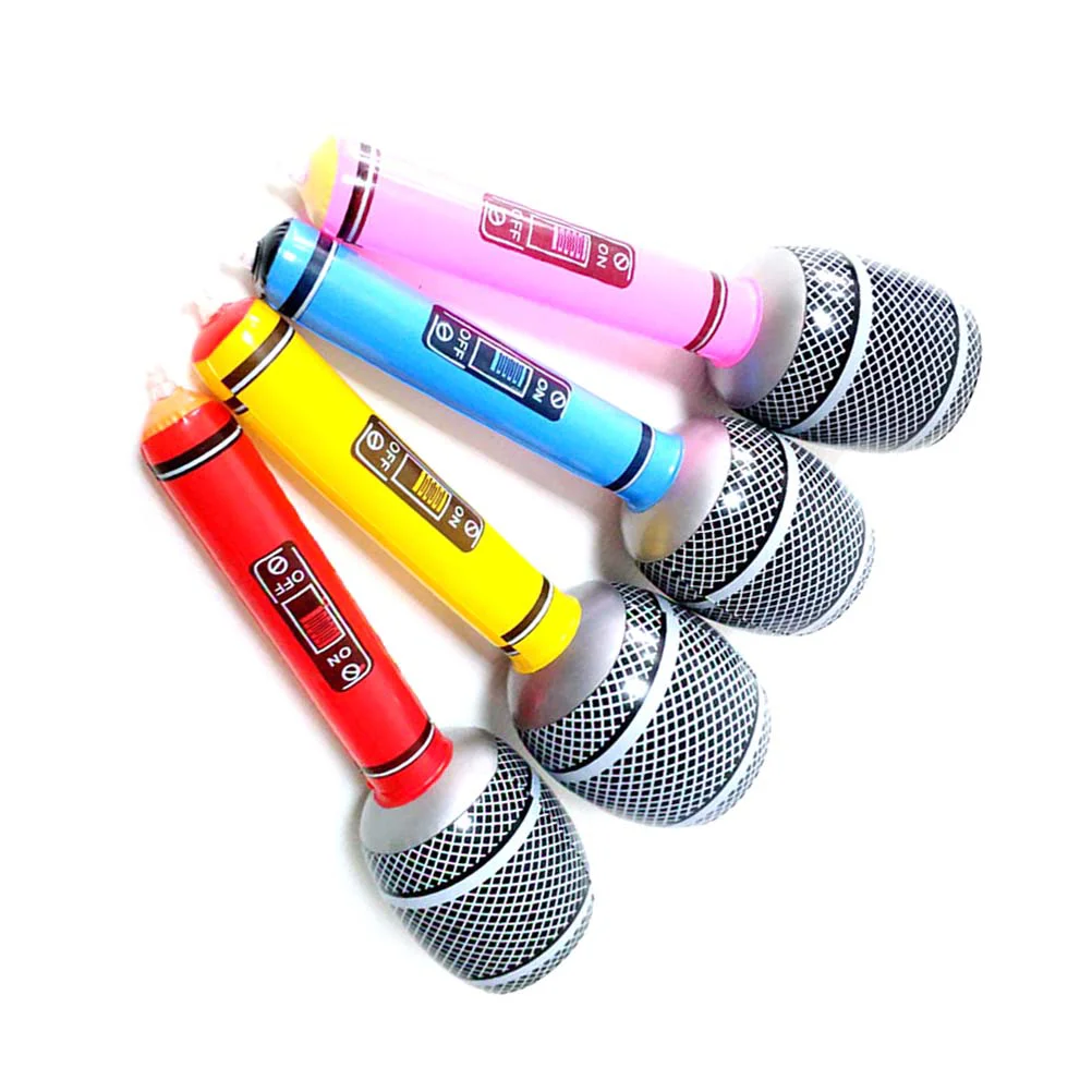 

Microphone Balloons Karaoke Inflatable Speaker For 80s 90s Party Decor Boy Rapper Hip Hop Birthday Party Music Mike Ballon Toy
