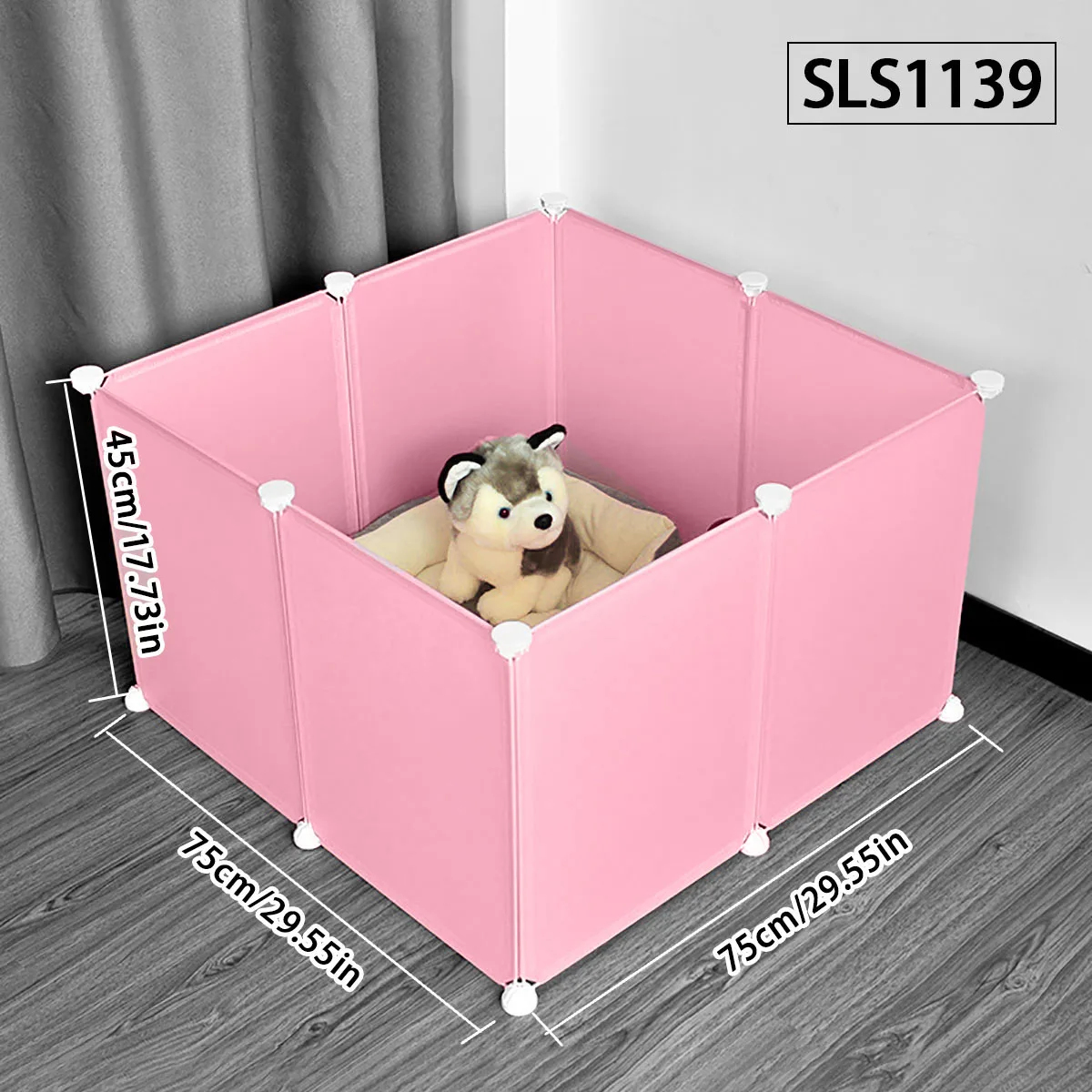 Cat high fence anti-jump guardrail pet fence ventilator home Chinchilla cage isolation baffle free combination