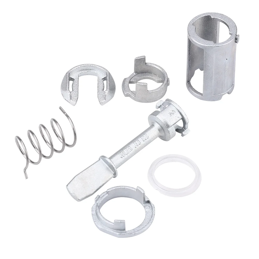 7Pcs Front Left Right Metal Door Lock Cylinder Barrel Repair Kit for PASSAT SEAT TOLEDO LEON AROSA LUPO for Part Replacement