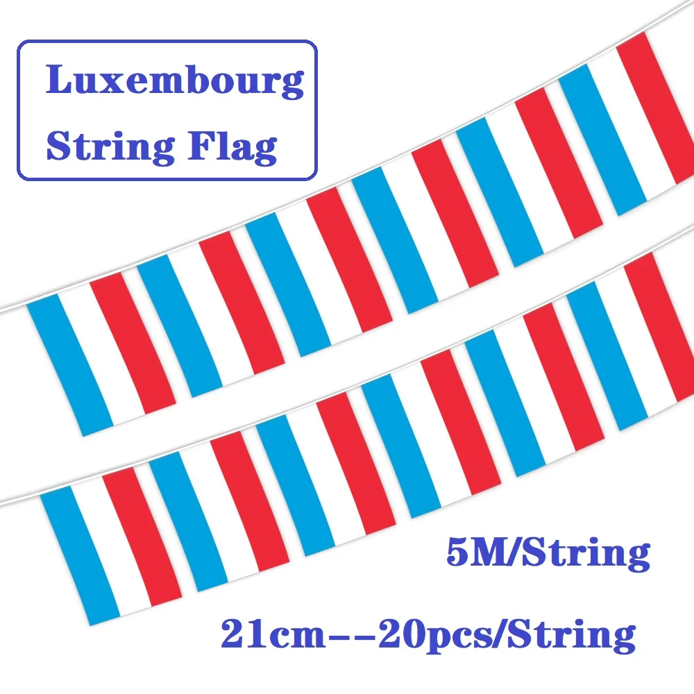 Maßgefertigte Luxemburg-Flagge Luxemburg Hand-/Auto-/Schleifen-/Tischflagge Dekorative Flagge – Detail 6