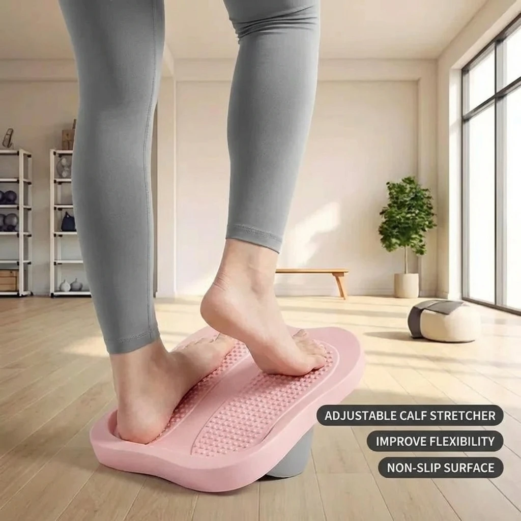각도 조절 가능한 종아리 스트레칭 보드 (운동 및 물리치료용, 족저근막염 완화)