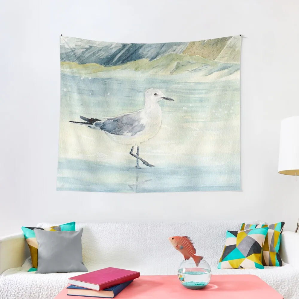 

Seagull on the beach Tapestry Bedrooms Decor Decoration Bedroom Tapestry