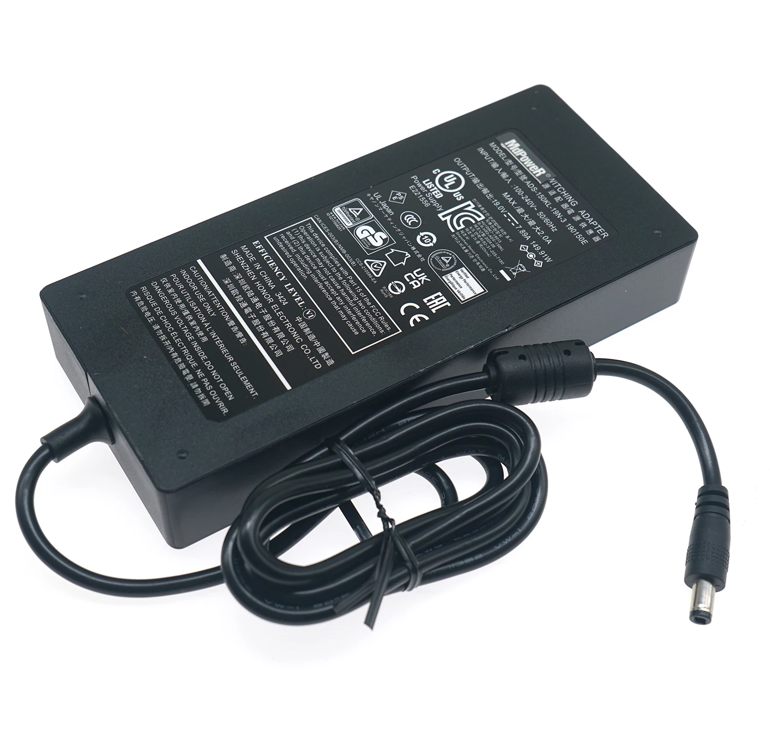 새로운 HONOTO ADS-150KL-19N-3 AC 어댑터 19V 7.89A 5.5*2.5mm 150W 충전기 ADS-150GL-19-1 190150E 전원 공급 장치
