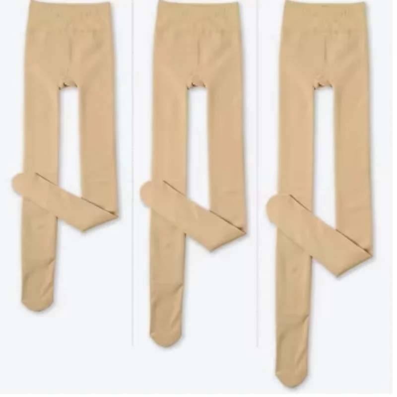 Frauen Strumpfhosen Höhe 150 -190cm Verlängert Bare Bein Artefakt Hoch Super Lange Flesh Farbe Verdickt Unten Winter Plüsch engen