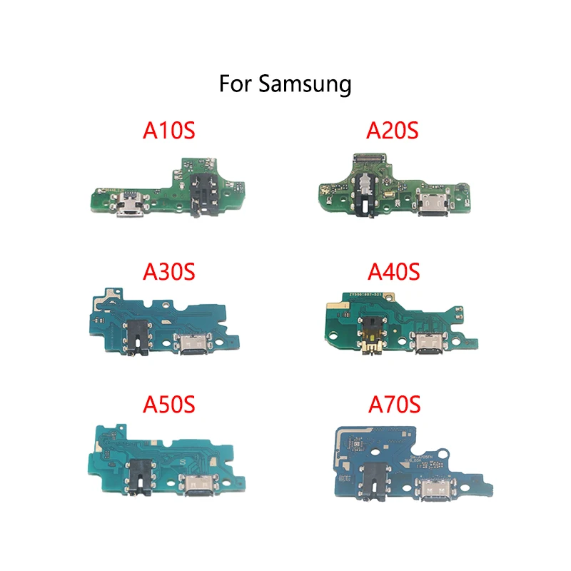 

Док-станция с USB-разъемом для зарядки, гибкий кабель для Samsung Galaxy A10S, A20S, A30S, A40S, A50S, A70S, A707F, модуль зарядной платы