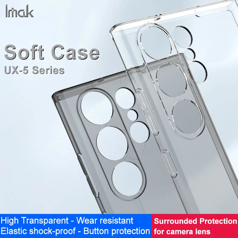 For Samsung Galaxy S23 Ultra 5G Case Cover IMAK Ultra Soft Clear Phone  Cases For Samsung Galaxy S23 Ultra 5G чехол Coque Funda - AliExpress