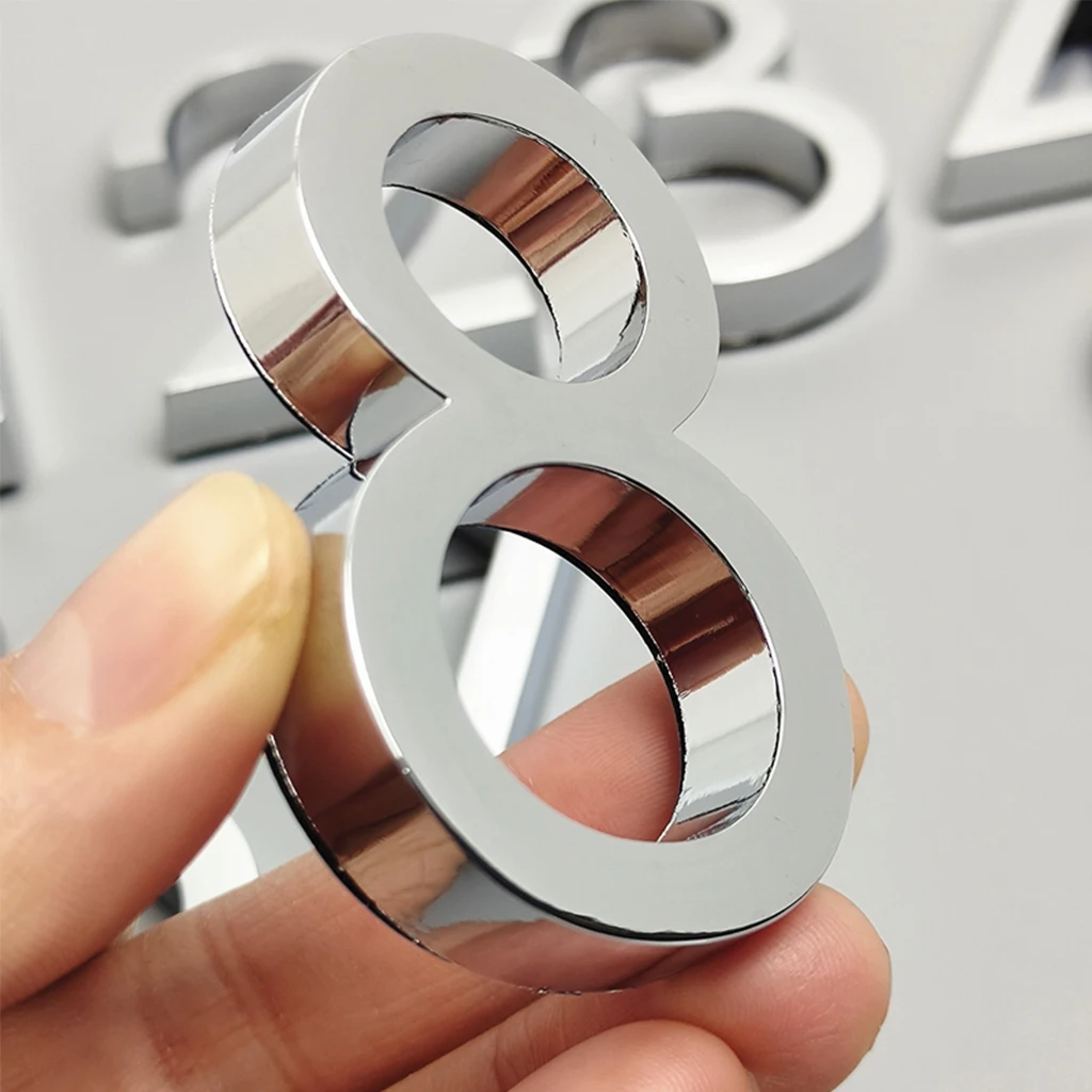 Self Adhesive House Number Letter Sticker Door Number Plate for Outdoor Apartment Office Home Street Mailbox Label Sign house number signs,house numbers,number plate,door signs