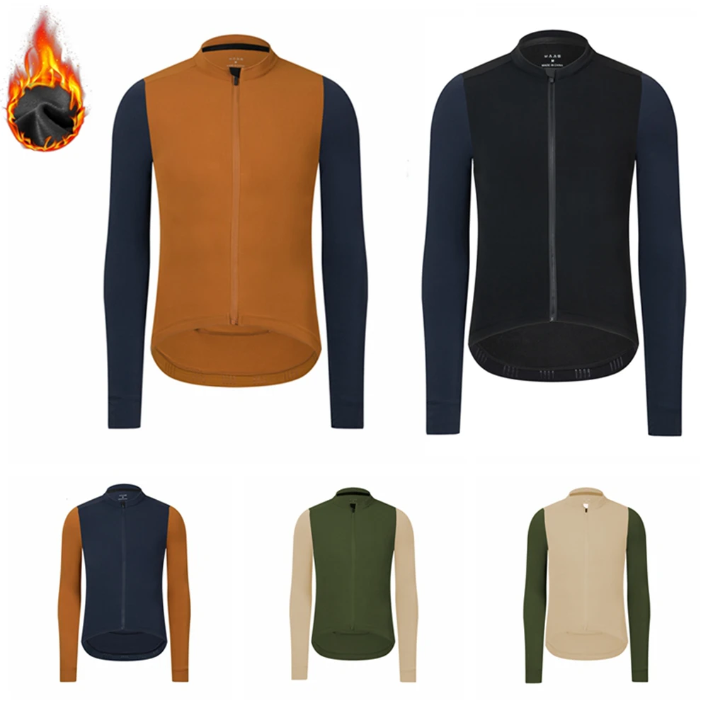 

Rsantce 2023 Зимняя Теплая Флисовая велосипедная кофта, Мужская одежда для горного велосипеда, велосипеда на открытом воздухе, рубашка с длинным рукавом, униформа