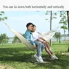 Single Person Portable Outdoor Camping Hammock Foldable High-strength Thick Canvas Anti Roll Leisure Sleep Swing Camp Hammock 4