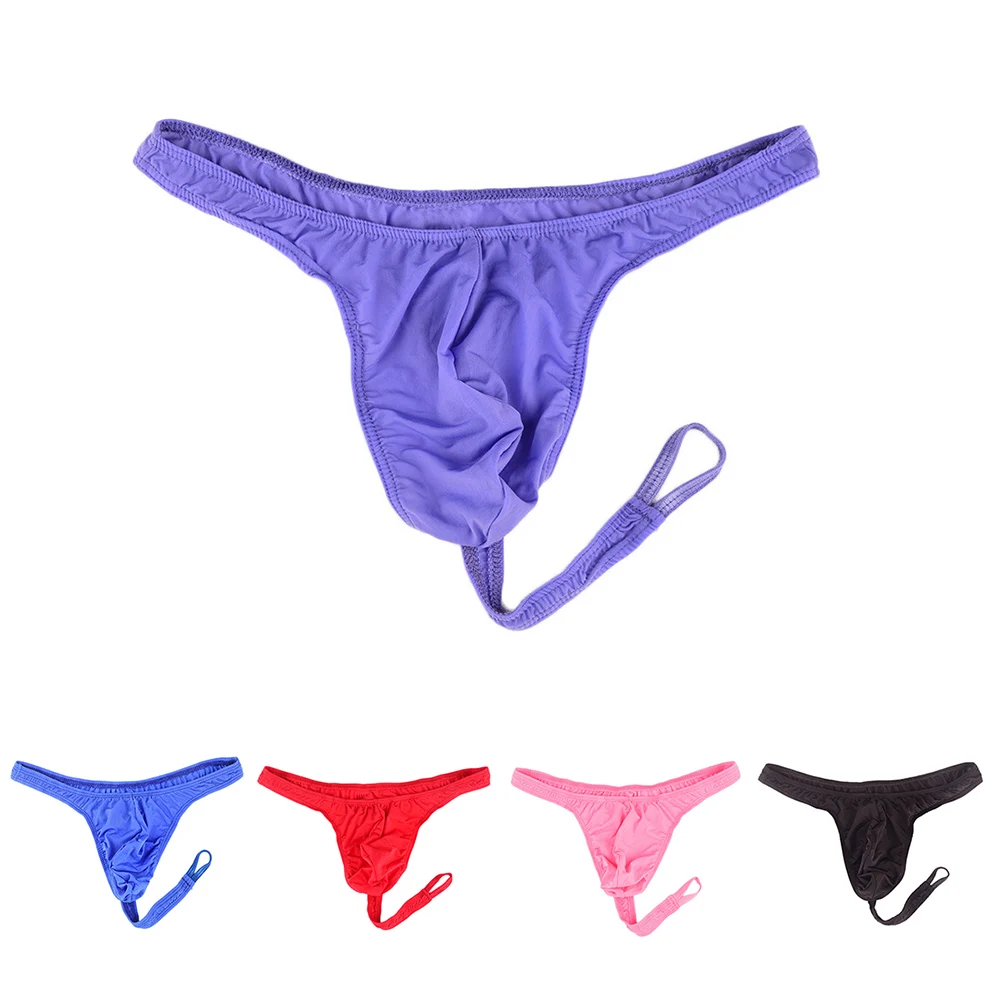 

Men Pouch Thong Sexy Hot Gay Jockstrap Ring Underwear Thongs Man G Strings Briefs Tanga/T-back