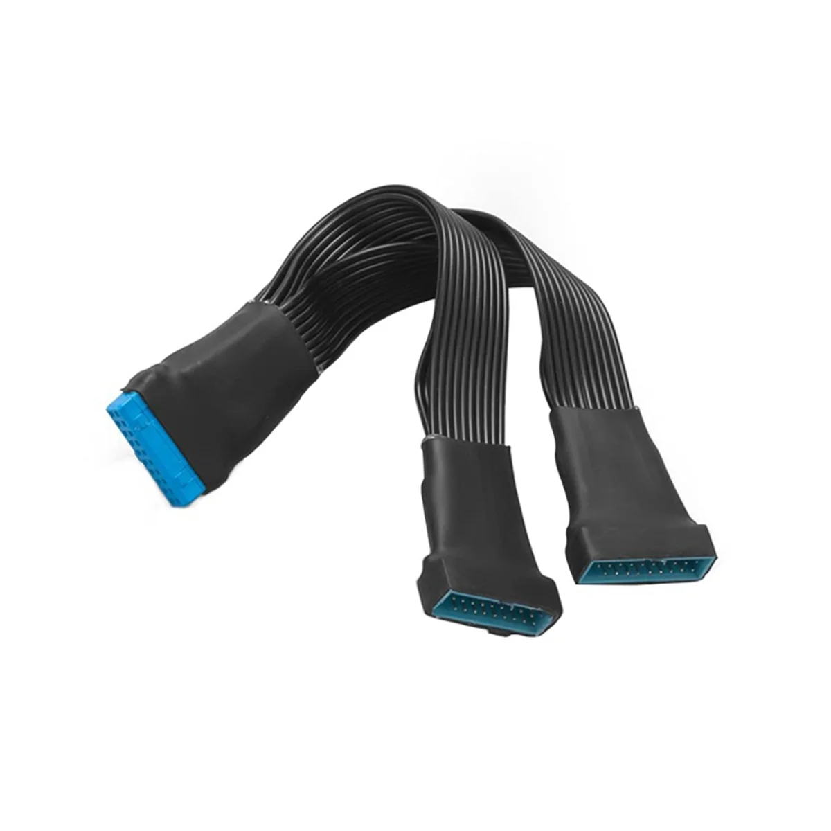 USB 3.0 19PIN Header 1to2 Extension Splitter Cable 19Pin 20Pin Internal Extension Header Adapter Cable 15cm usb extension cable