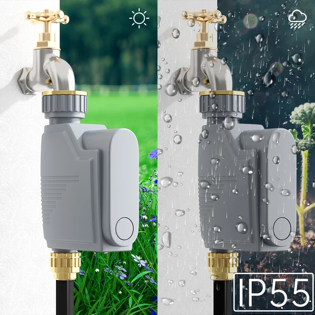 ZIGBEE WIFI Garden Watering Timer Smart Sprinkler Drip Irrigation System Built-in Water Flow Recorder Water Controller TUYA 5