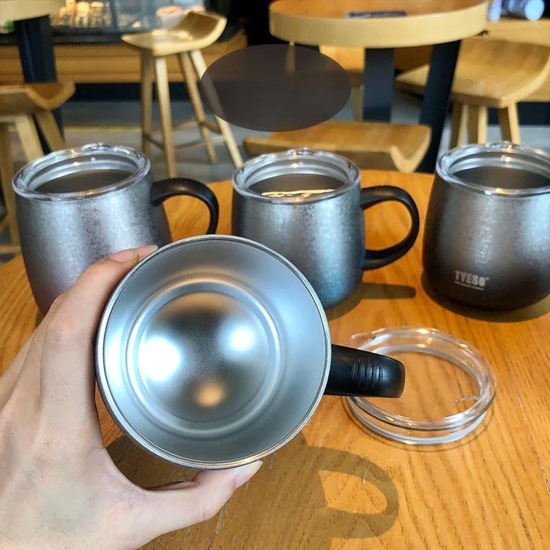 Stainless Steel Insulated Coffee Cup with Handle