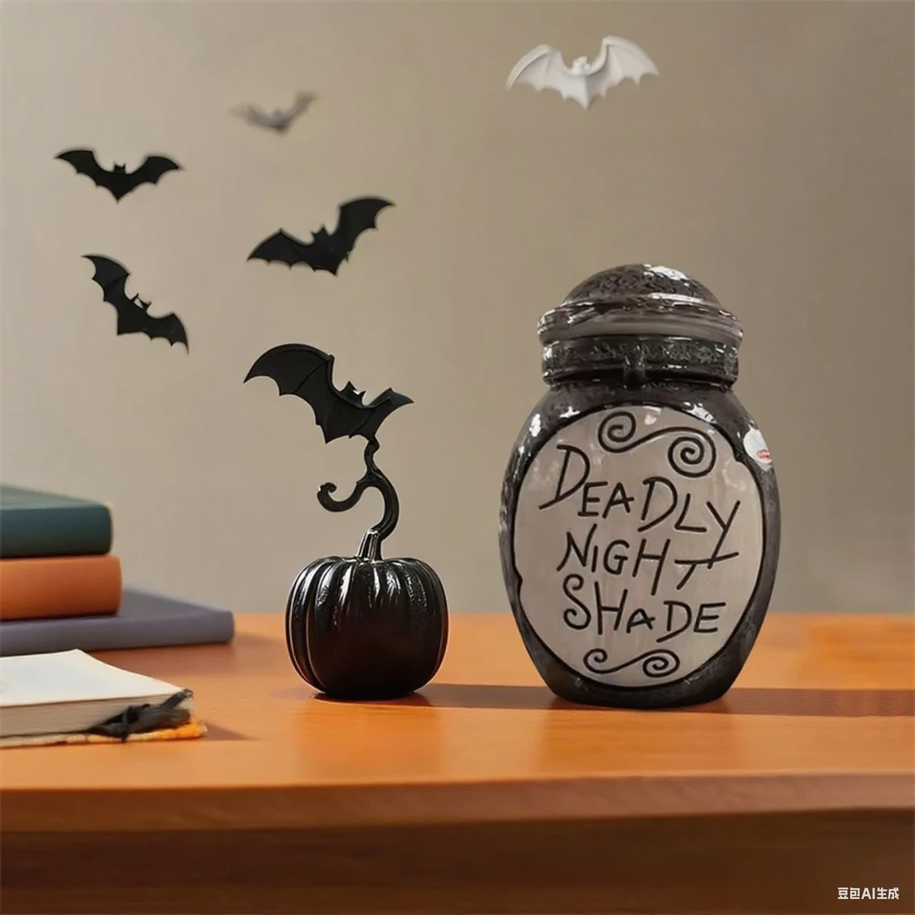 Kreative Neue Harz Handwerk Zaubertrank Jar Tödliche Nacht Schatten Halloween Dekoration Party Szene Desktop Ornament