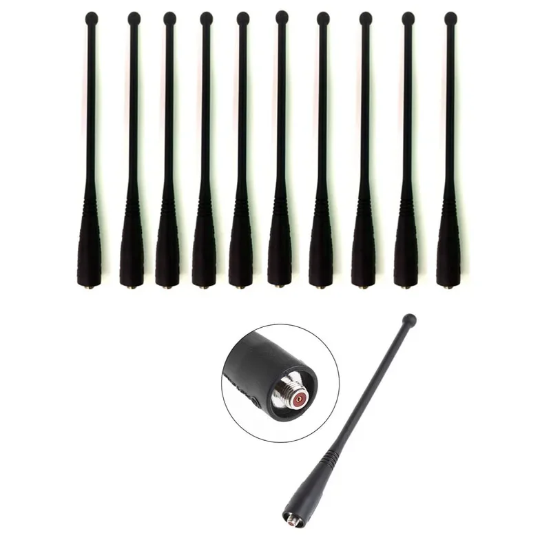 

10pcs 800MHz Whip Antenna 806-890 MHz for Motorola HT1000 MTX838 MTS2000 LTS2000 XTS2250 XTS2500 XTS5000 APX7000 APX6000 Radio