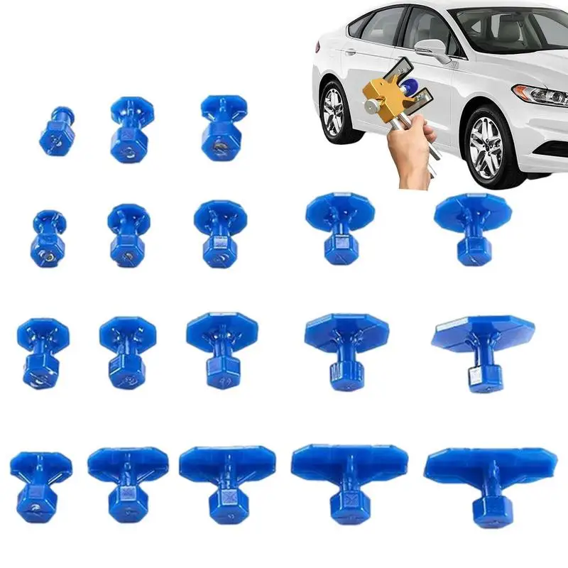 

Car Dent Repair Tabs 18pcs Damage Fix-Auto Body Dent Lifter Removal Tool Kit For SUVs Sports Cars Washing Machines Refrigerators