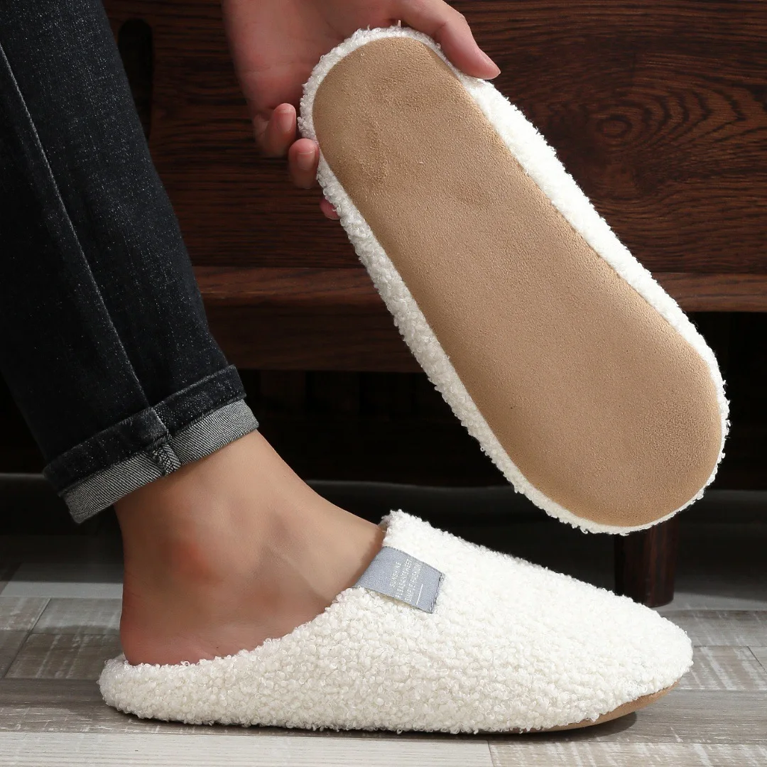 Women Slippers Light House Soft Home Cotton Slipper Winter Indoor Floor Shoes Couples Men Silence Slides Bedroom Flats 3