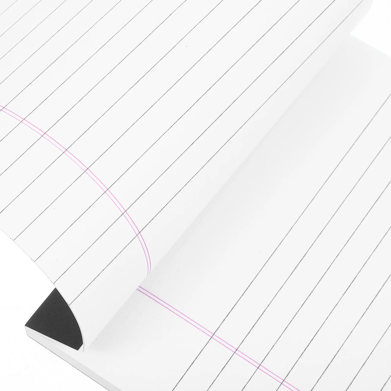 수평 그리드 메모 패드 노트북 스티커 노트 포켓 메모장 종이, 법정 소형, 4 권