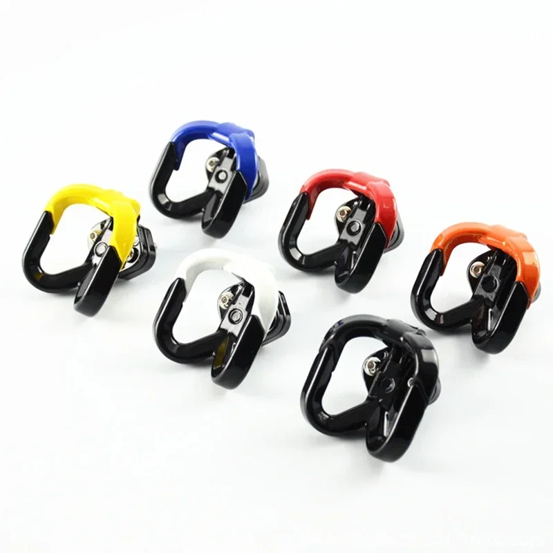 Universal Aluminium Alloy Motorcycle Double Hook Helmet Bag Carry Hook Holder For Dirt Bike Electric Scooter Moped