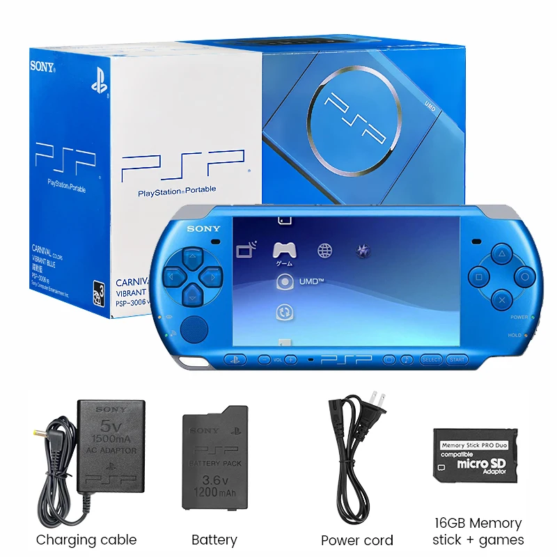 Sony PSP 3000 Handheld Game Console PlayStation Portable 3000