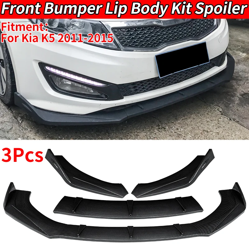 For-Kia-K5-2011-2015-2014-2012-Car-Accessories-Front-Bumper-Splitter ...
