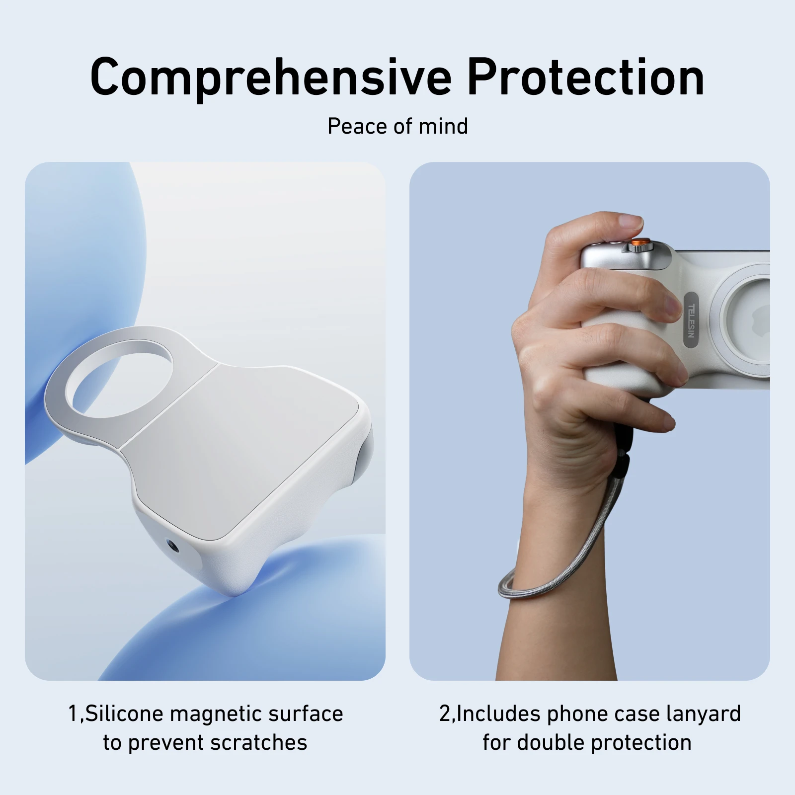 NEW Magnetic Phone Camera Shoot Hand Grip Phone Holder Shooting Aid Remote Control Handle for iPhone 17 16 15 HUAWEI VIVO MI