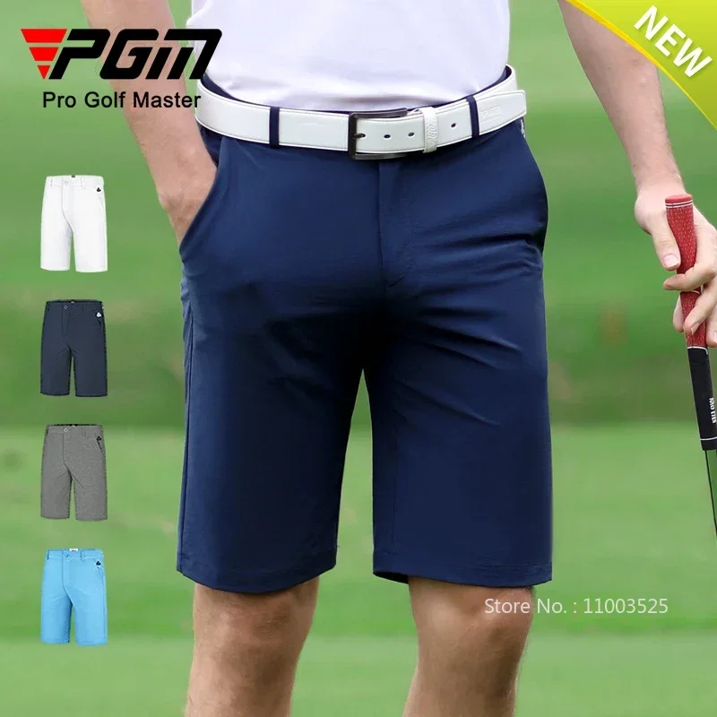 PGM Golf Short Summer Men's Solid Sports Trousers Man Comfortable Breathable Short Pants Casual Clothing Sports Wear Gym Suit