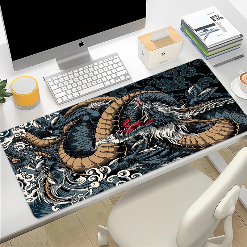 Estilo Chinês Computador Mouse Pad Jogos Acessórios Teclado Tapete Deskmat