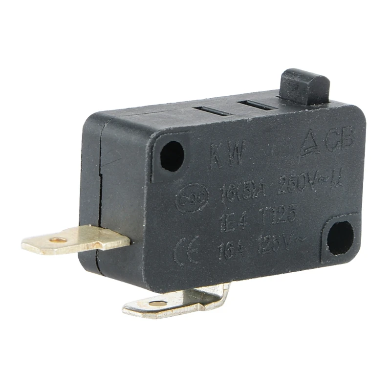 Microwave Oven Door Micro Switch Washing Machine Rice Cooker Pot Micro Switch 2pins Switches 16A 250V Home Tools