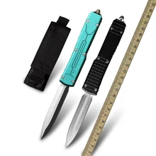 

Micro Cool Sword Bounty Hunter OTF Automatic Knife Military Tactical Blade Camping Hunting Knives EDC Tool with Nylon Knife Case