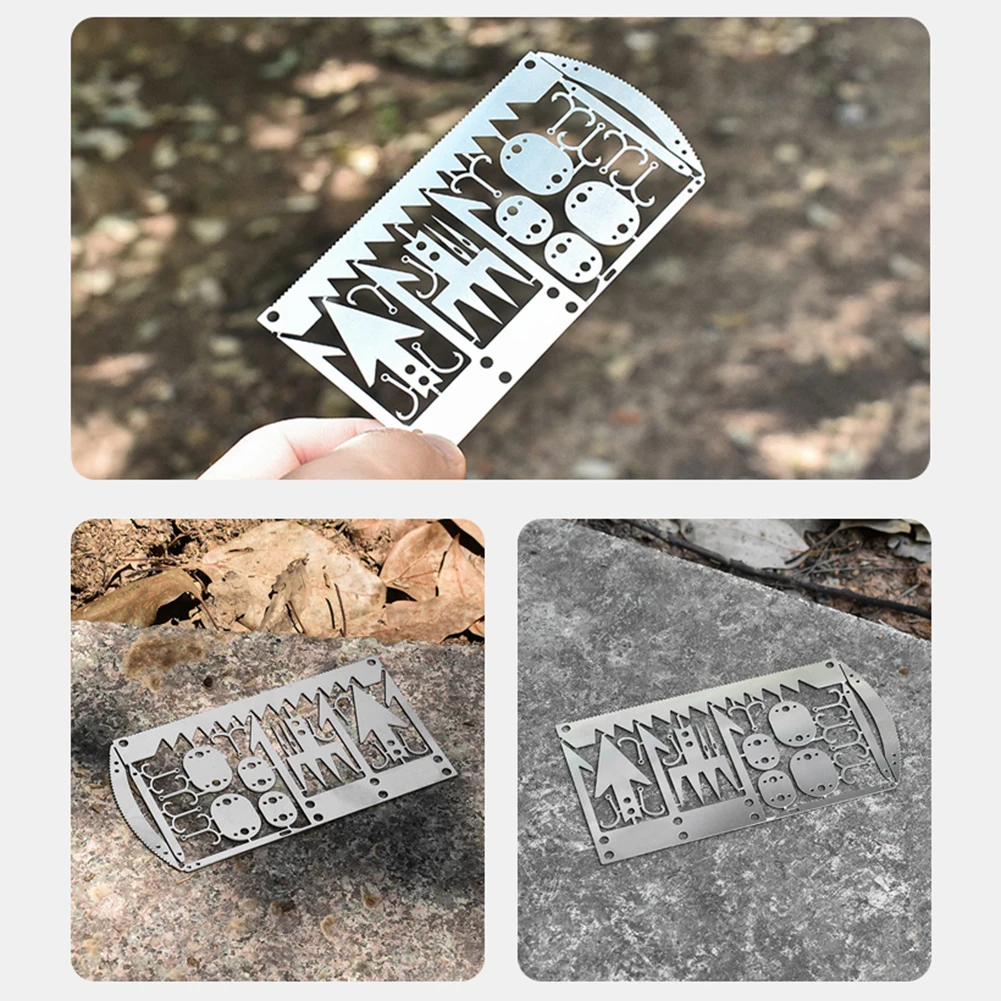 22 in 1 Camping Survival Card Multitool 4