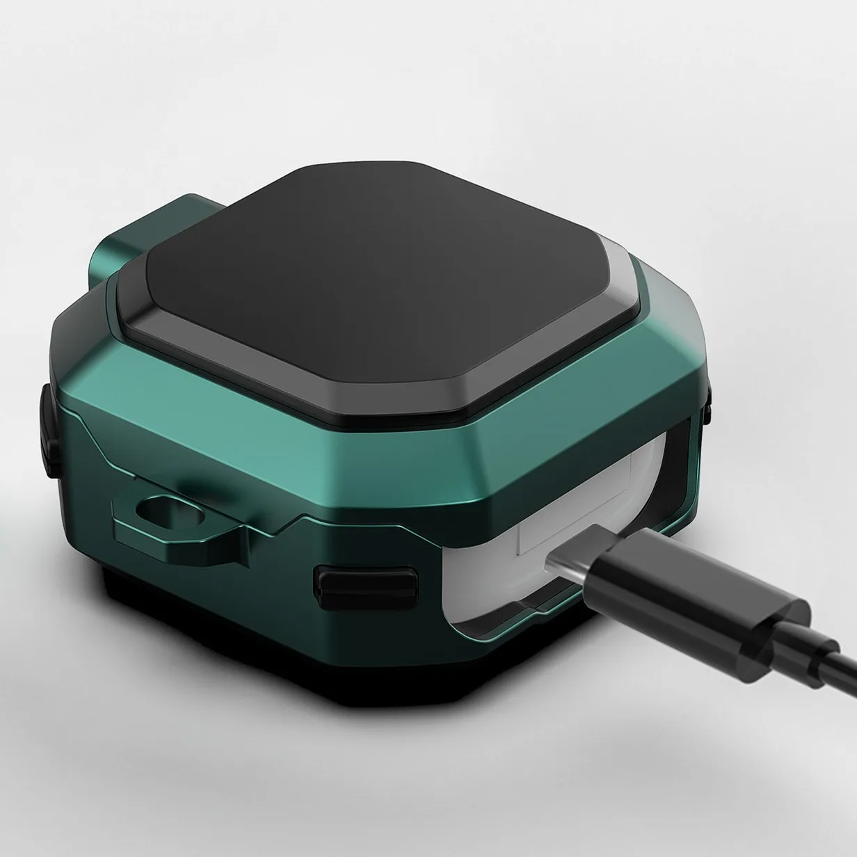 Enhanced Drop-Proof Protective Headphone Case with Switch Buckle